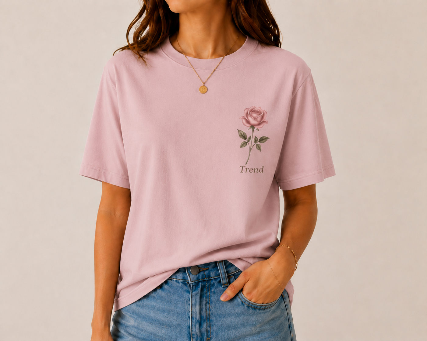 T-Shirt Femme Rose