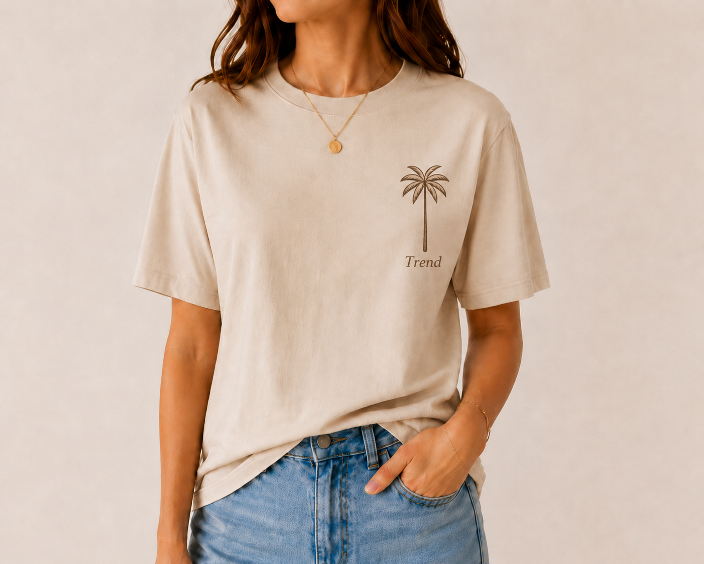 T-Shirt Femme Palmier