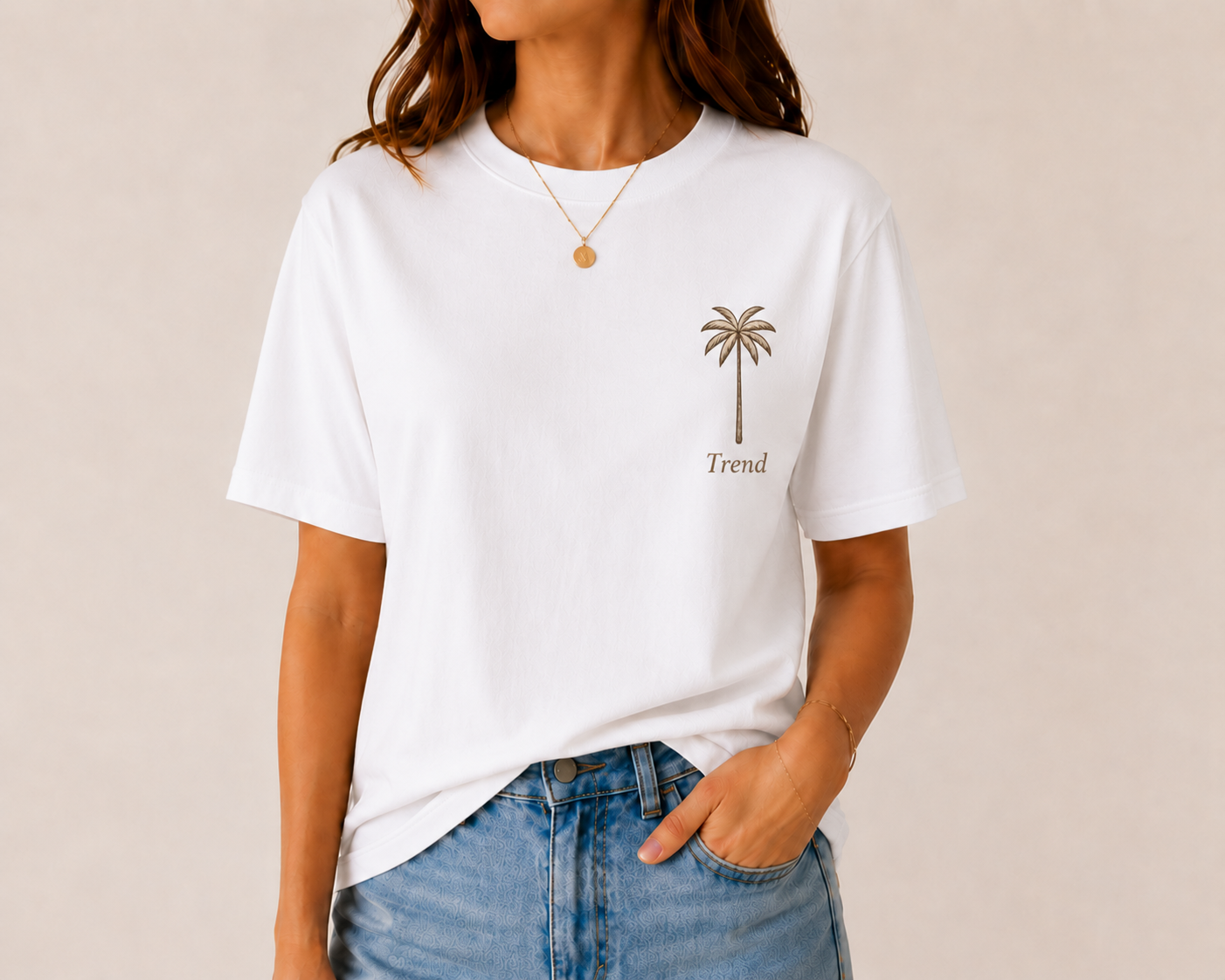 T-Shirt Femme Palmier