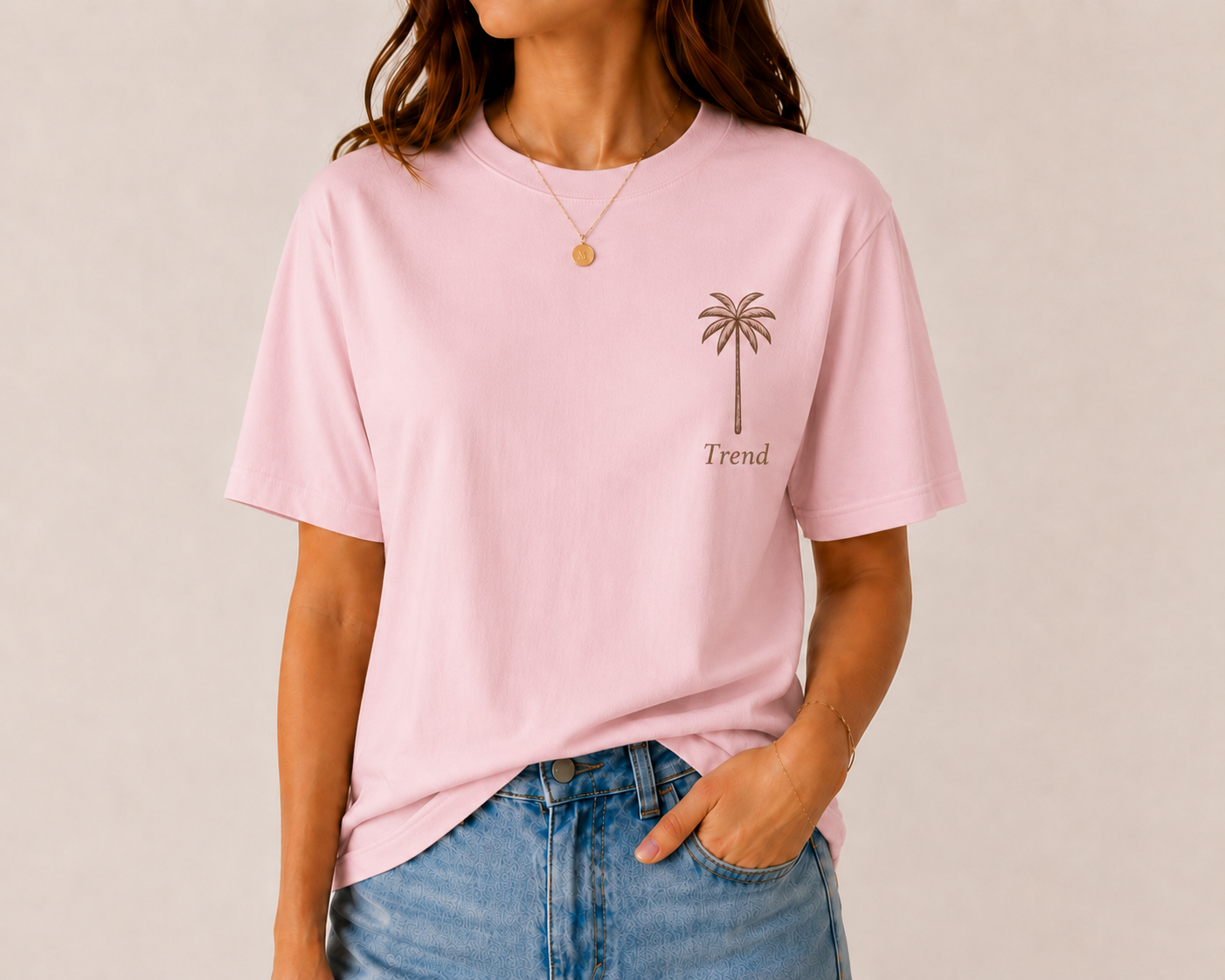 T-Shirt Femme Palmier